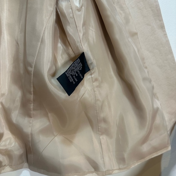 Kasper Beige Jacket with White Embroidery - Picture 5 of 7